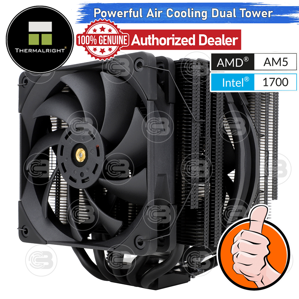 [CoolBlasterThai] Thermalright Frost Commander 140 BLACK CPU Heat Sink (AM5/LGA1851 Ready) ประกัน 6 ปี