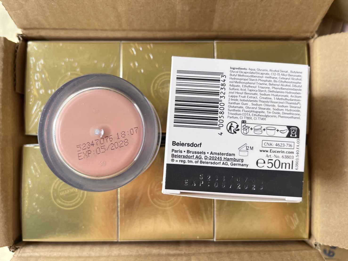 ครีมกลางวัน Eucerin Hyaluron-Filler + Elasticity Day Rose SPF30 50ml.