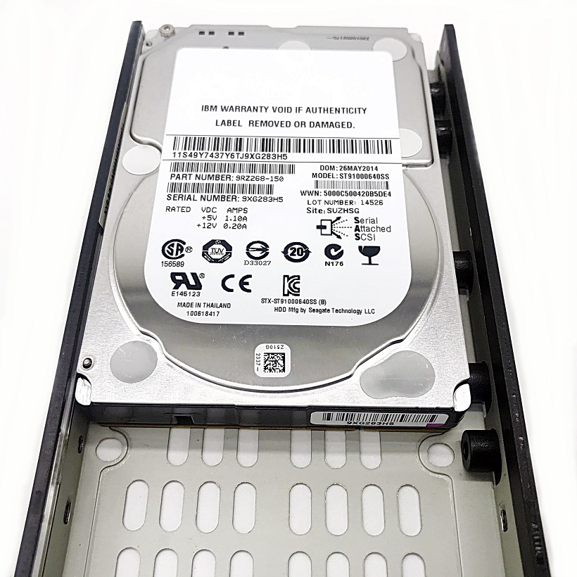 NEW, IBM 85Y6186 / 2076-3271 [TorCompTH - ขาย จำหน่าย ราคา] IBM 1TB 7.2K 6Gb SAS 2.5in HDD for IBM 2076-124/224 V7000 Gen1