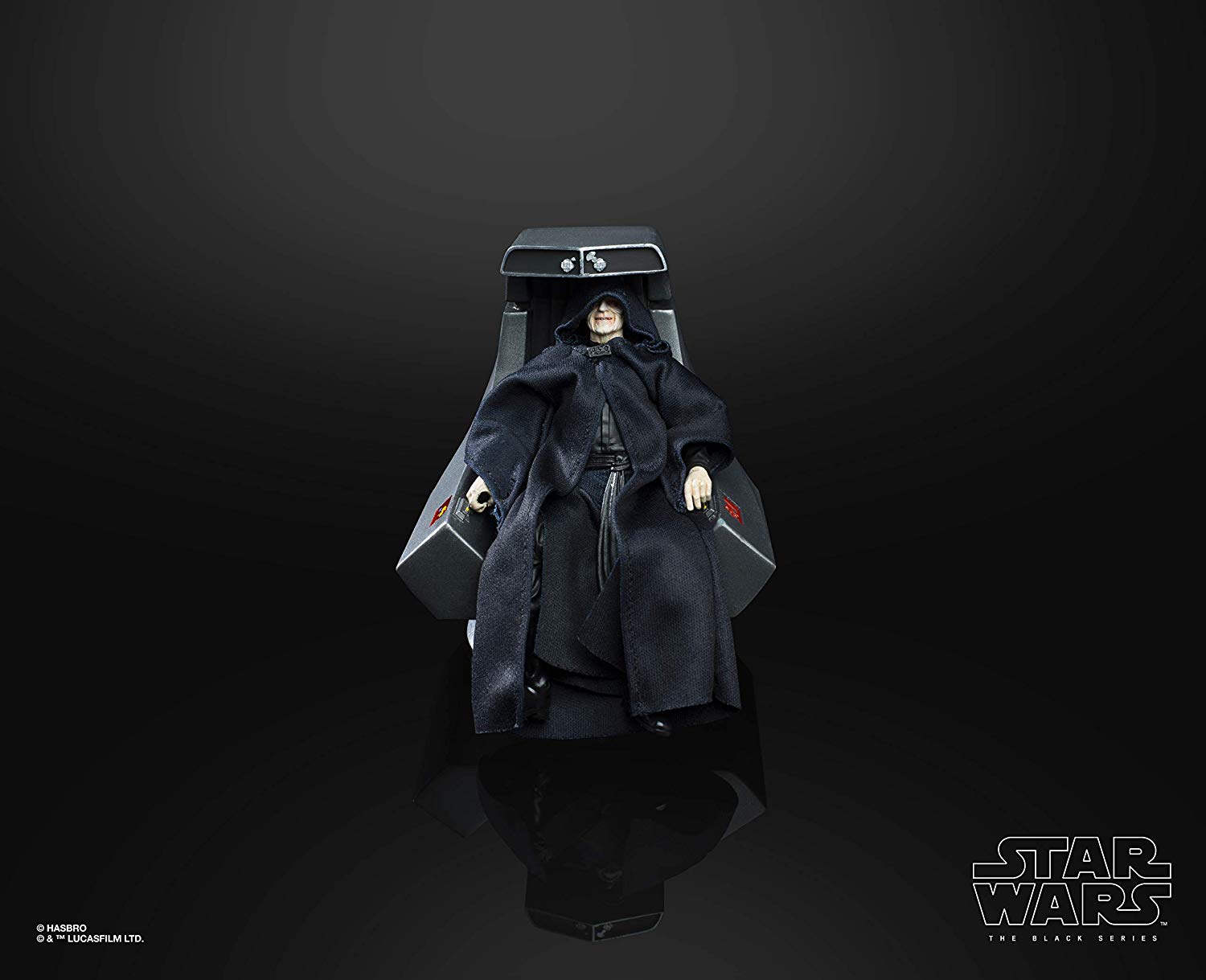 6" Emperor Palpatine with Throne RETURN OF THE JEDI - HASBRO Exclusive Figure Black Series