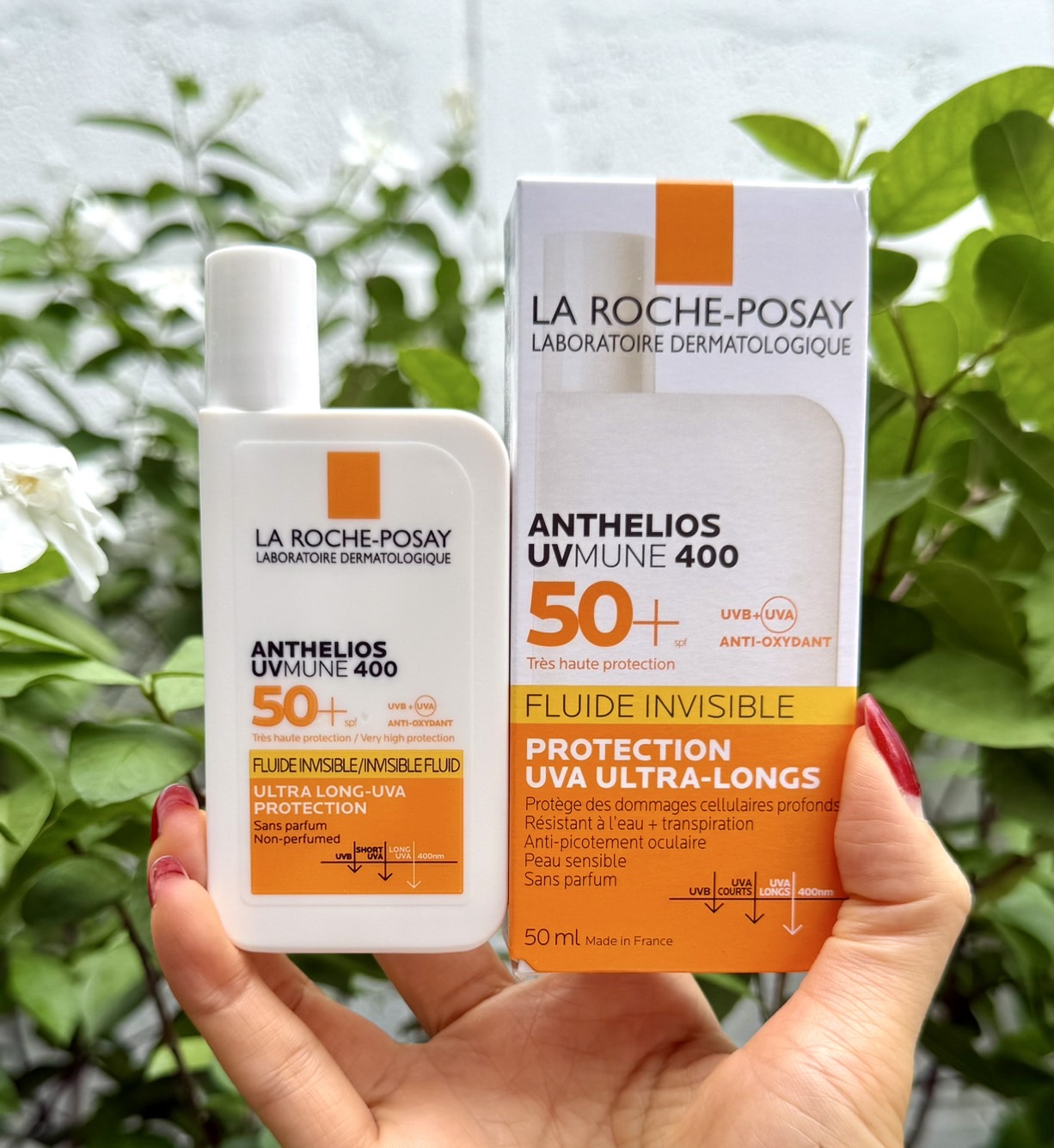 La Roche-Posay Anthelios UVMune 400 Fluid Fragrance-Free SPF50+ 50ml. กล่องแบน อัลตร้าไลท์ ฟลูอิด ผิวผสม/ผิวธรรมดา