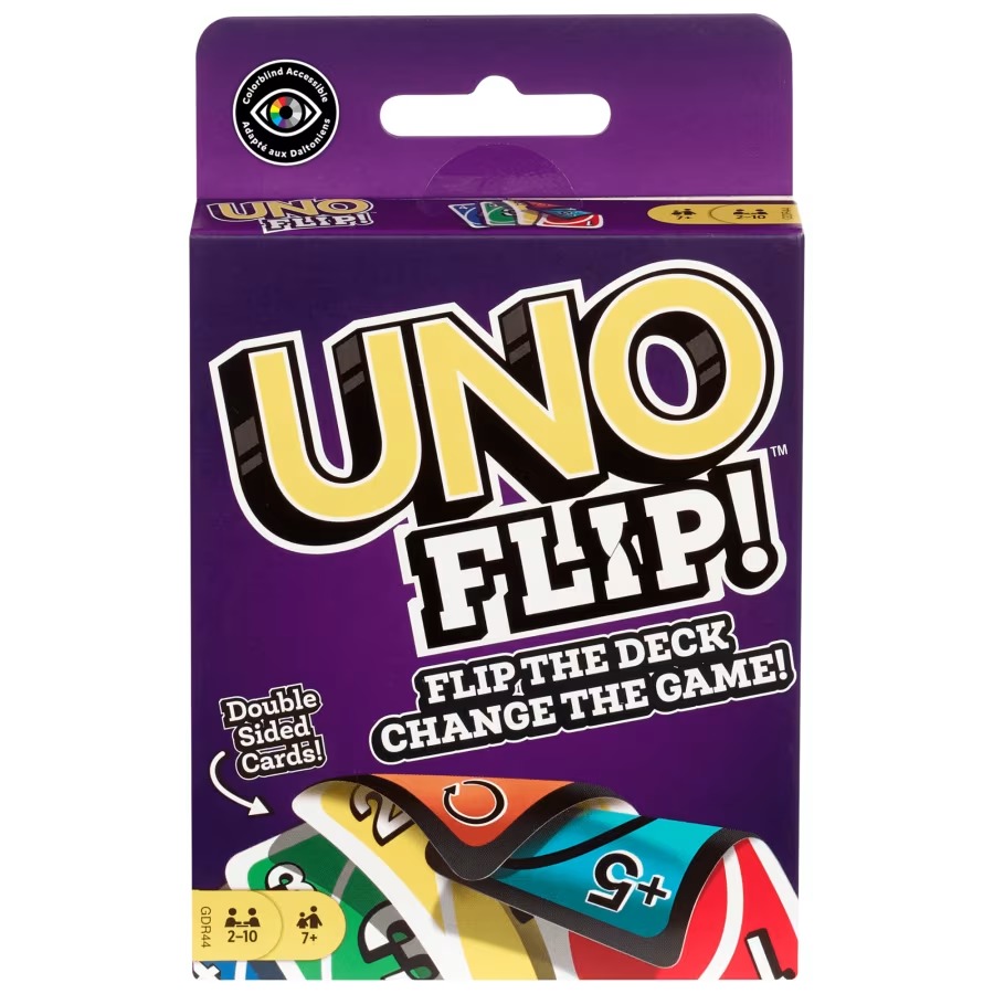 UNO Flip! Card Game (Mattel) การ์ดอูโน่ฟลิป ลิขสิทธิ์แท้ #GDR44