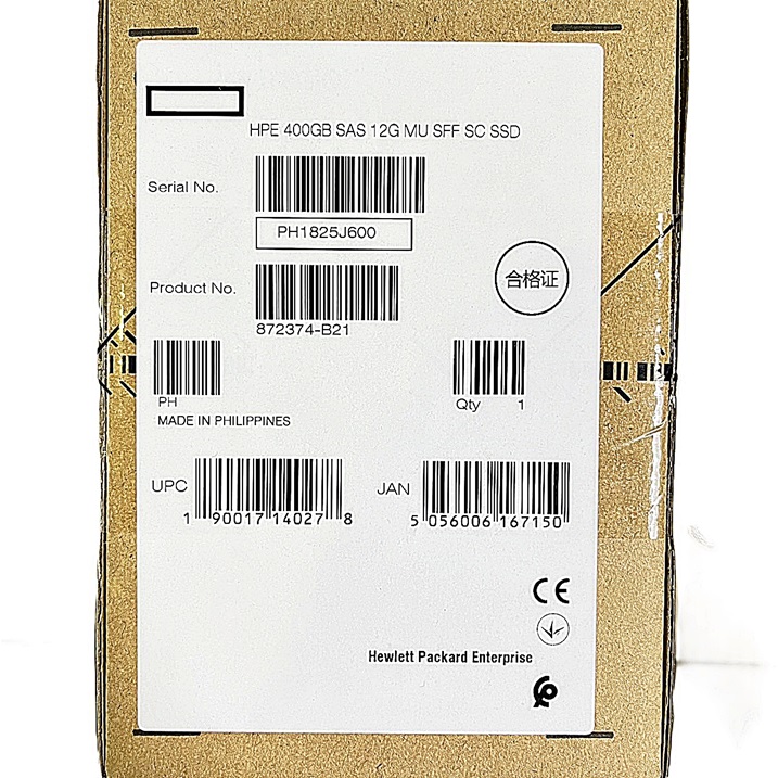 NEW HP 872374-B21 872505-001 [TorCompTH Thailand ขาย จำหน่าย ราคา] HP 400GB 12G SAS MU 2.5in SC SSD for G8-G10