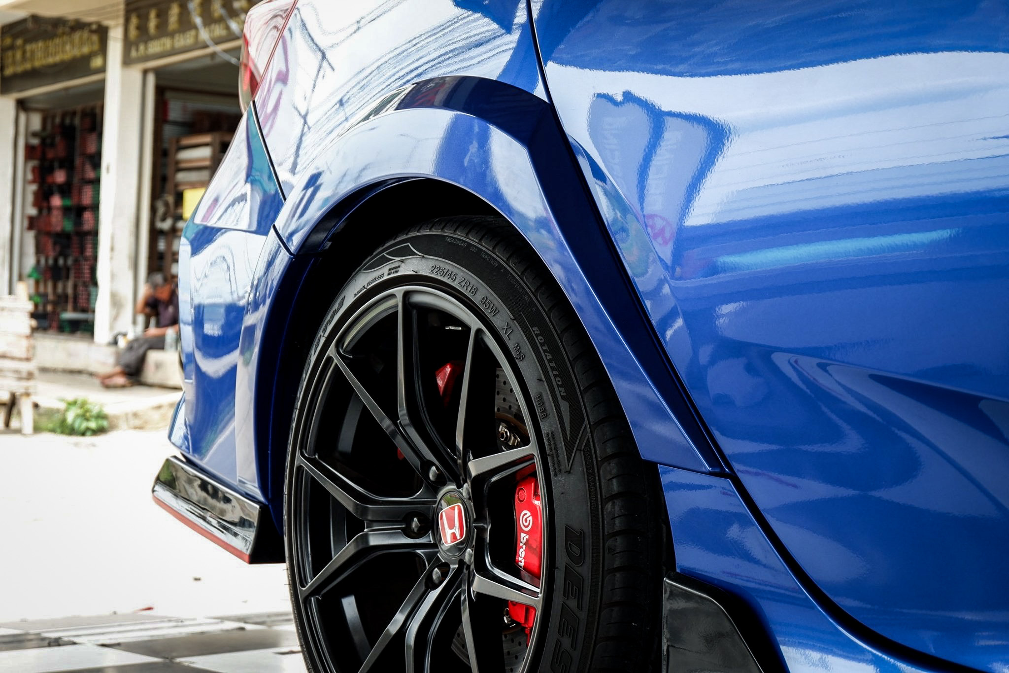 คิ้วล้อหลัง ซุ้มล้อหลัง ทรงType R CIVIC FC 2016-2022