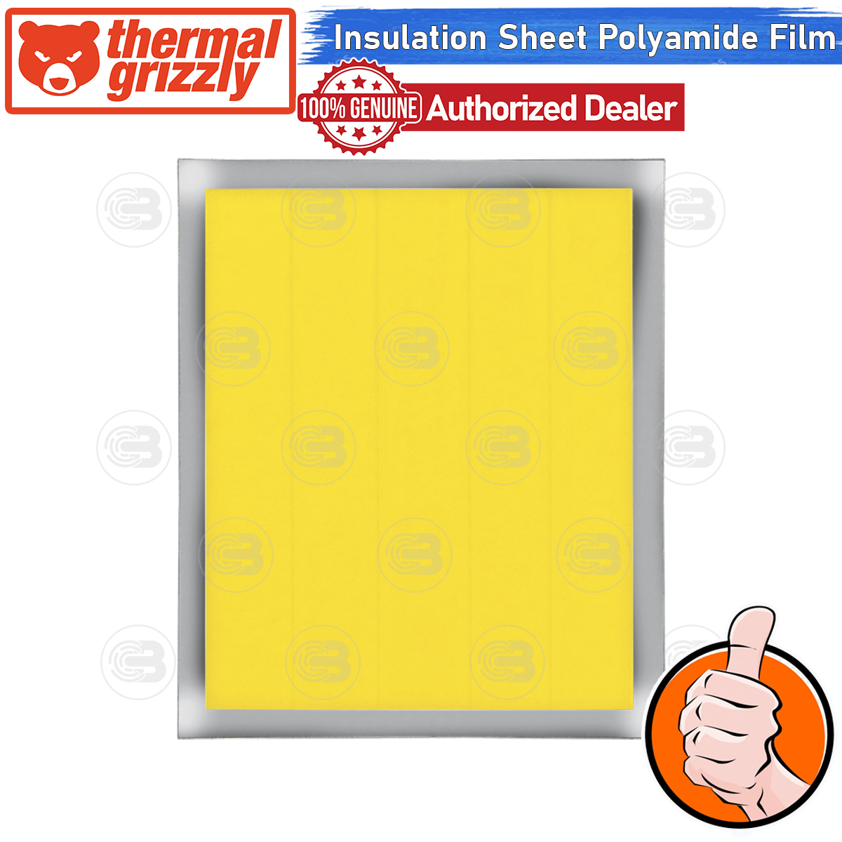 [CoolBlasterThai] Thermal Grizzly Kapton Insulation Sheet Electrically Conductive Protection