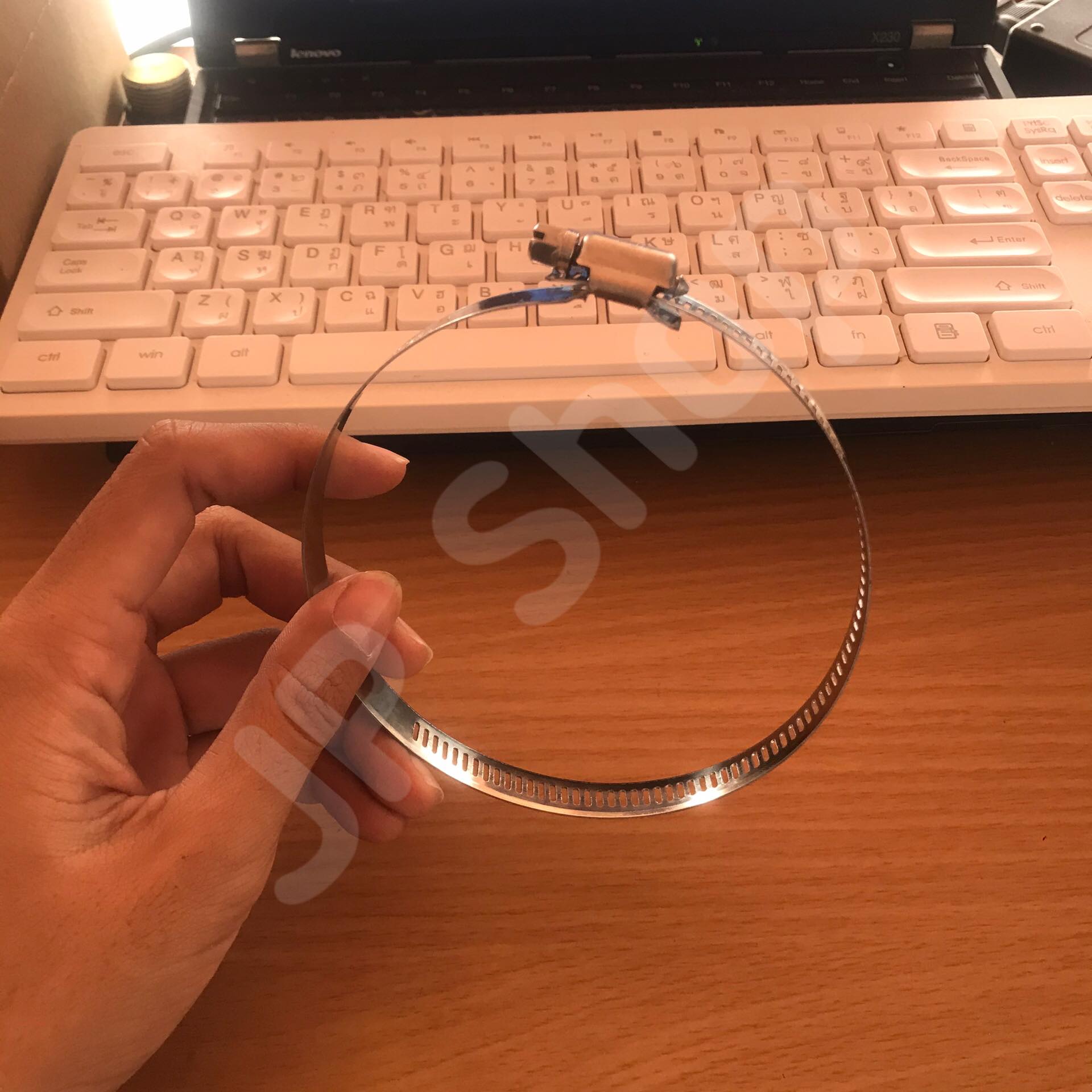 ปลอกรัด 84-108 (12 มม.) แคลมป์รัดท่อสแตนเลส 304 #84108