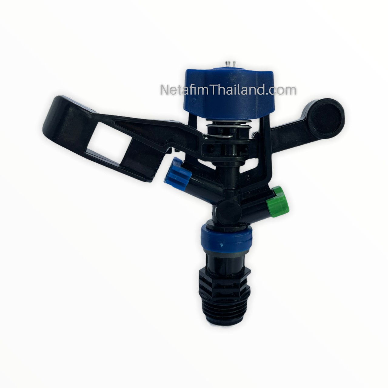 D-Net 8550 810 L/H อิมแพ็คสปริงเกลอร์เกลียวนอก 1/2" อัตราการจ่ายน้ำ 810 ลิตรต่อชั่วโมง รัศมีประมาณ 9 - 10 เมตร ที่แรงดัน 1.5 - 3.0 bar