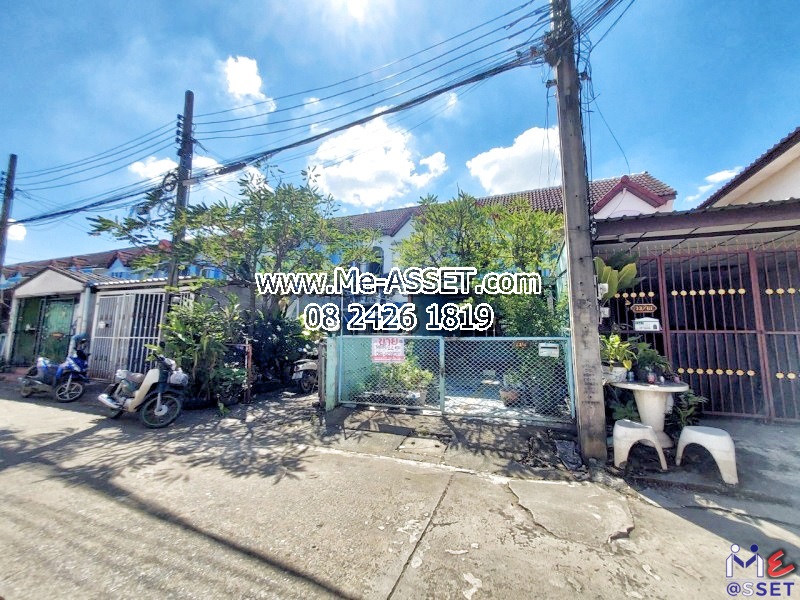 ขายทาวน์เฮ้าส์ ย่าน มีนบุรี คลองสามวา พระยาสุเรนทร์ รามอินทรา หทัยราษฎร์ : ม.เจริญทรัพย์ รามอินทรา 117 : 2 ชั้น 24 ตร.วา