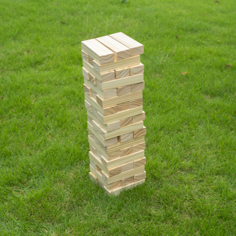 เกมตึกถล่มยักษ์ Giant Jenga Wooden Block
