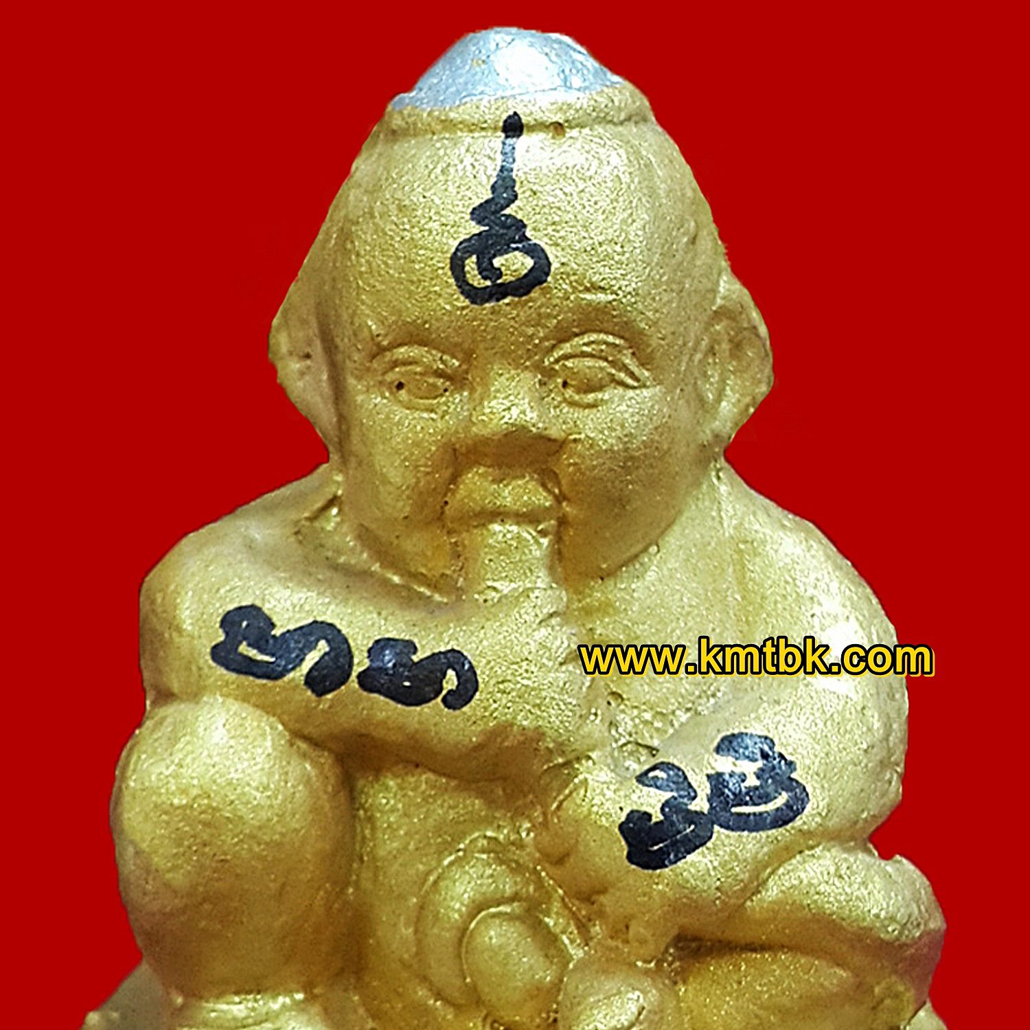 กุมารทองพิมพ์โบราณ หลวงพ่อกอย วัดเขาดินใต้ พิมพ์ธรรมดา ขนาดตั้งบูชา ปี2557 ของแท้จากวัด