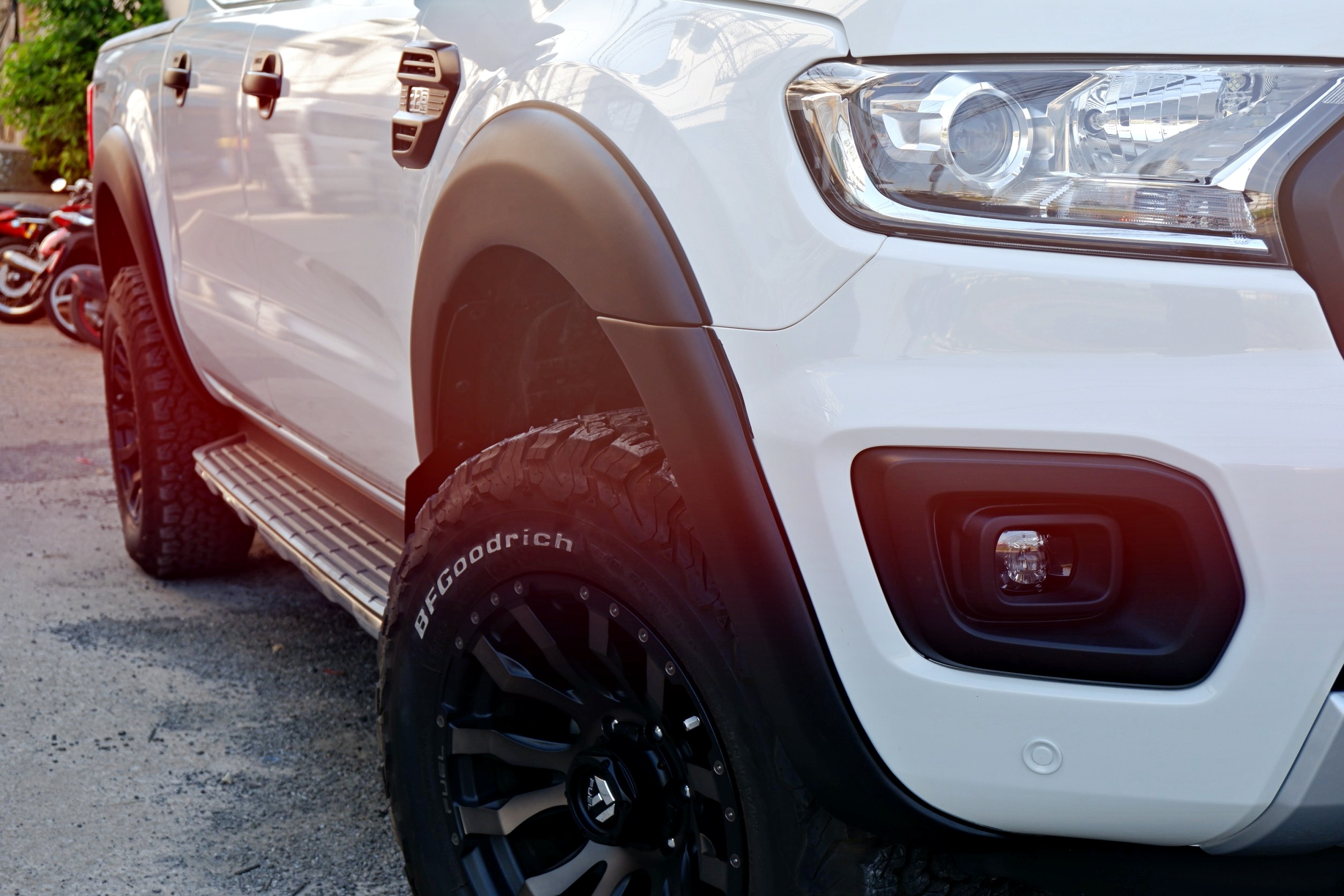 คิ้วล้อฟอร์ดเรนเจอร์ FORD Ranger 6 นิ้ว แบบเรียบ รุ่น TD