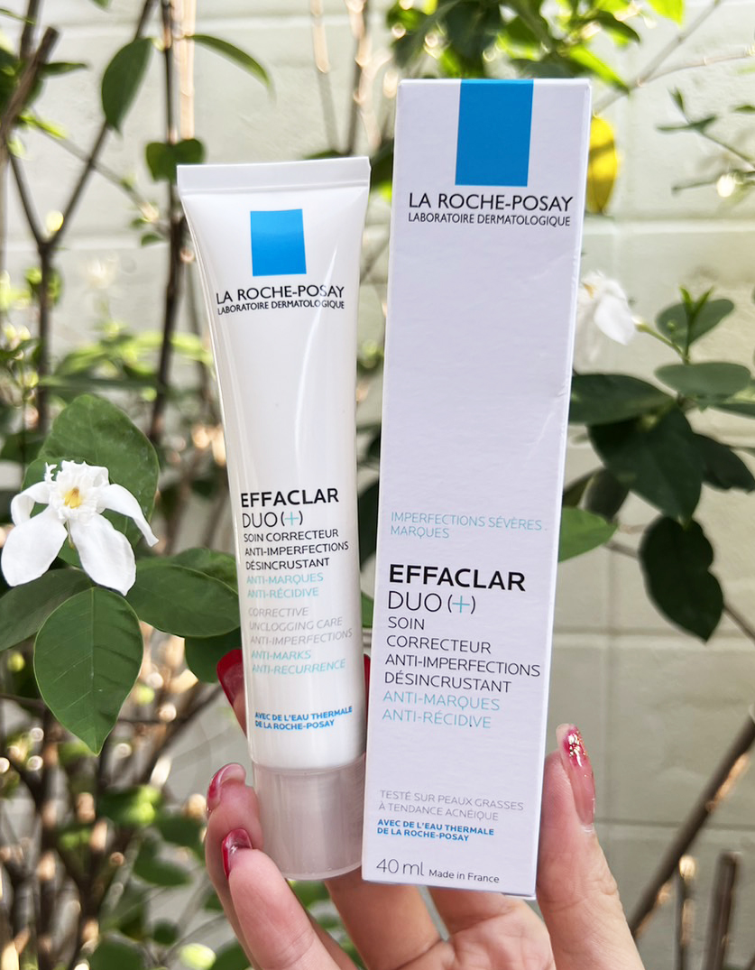 La Roche Posay Effaclar Duo+ 40ml. เจลครีม ลดสิว ลดรอยแดง - รอยดำ ลดการอุดตันของรูขุมขน