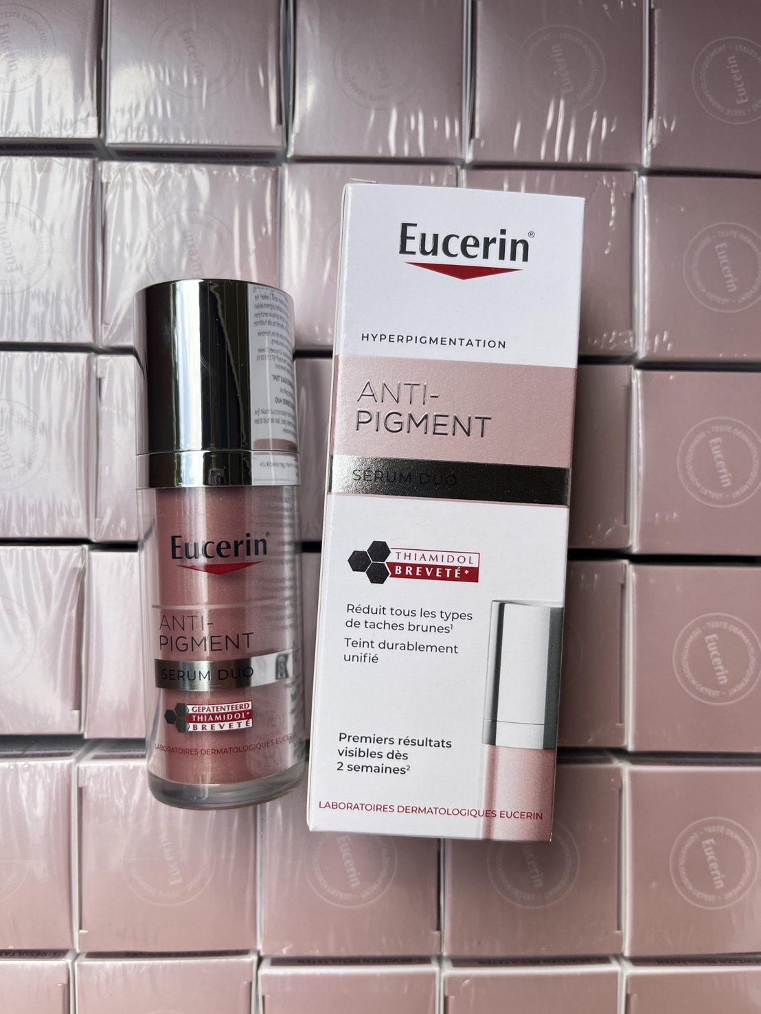 Eucerin Anti-Pigment Dual Serum 30ml. ใหม่ ! หัวปั๊มเดียว ครีมหน้าใส ไวท์เทนนิ่ง แพ็คเก็จใหม่ 2024