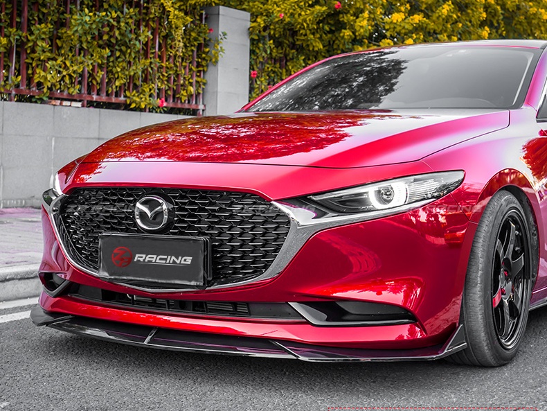 ลิ้นหน้า สเกิร์ตหน้า Mazda 3(BP) รุ่น Z-spec V.2