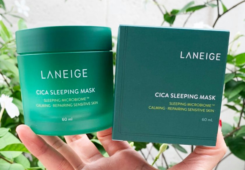 Laneige Special Care Cica Sleeping Mask มี 2 ขนาด 10 มล. และ 60 มล.