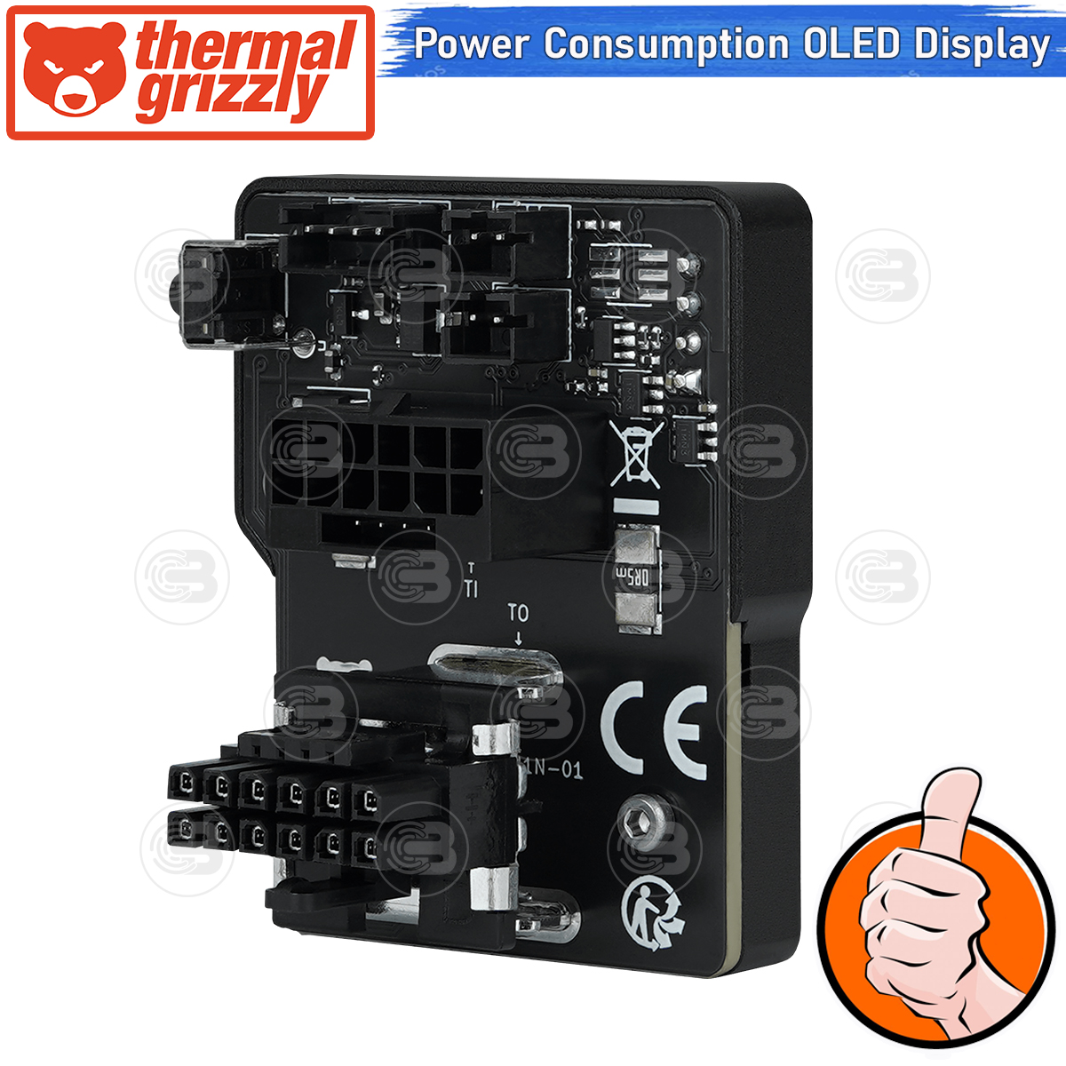 [CoolBlasterThai] Thermal Grizzly WireView GPU Pro (WV-P-H1N) 12VHPWR Normal GPU Power Consumption OLED Display