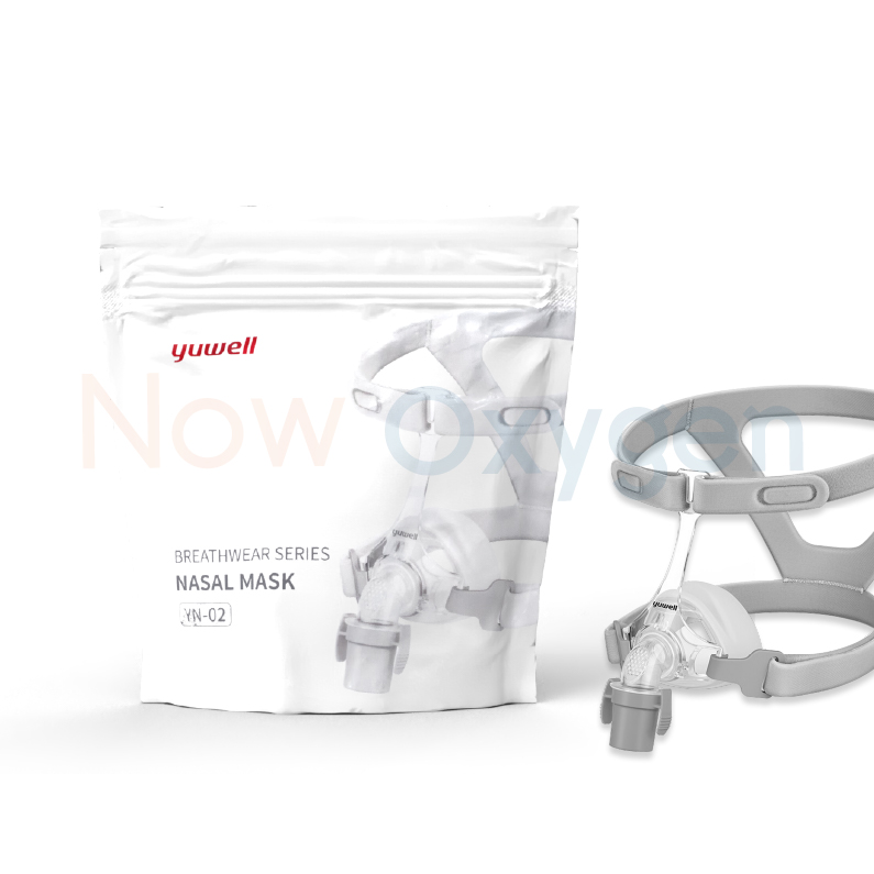 หน้ากากชนิดครอบจมูกสำหรับเครื่อง CPAP Bipap (Yuwell Nasal Mask YN-02) มีขนาด S M L