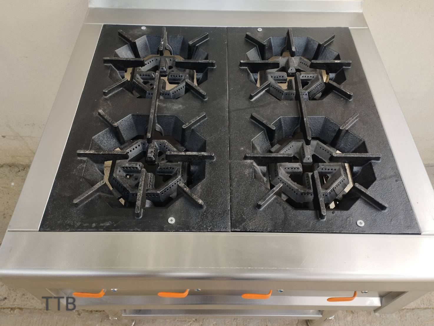 เตาฝรั่งสแตนเลส แบบ 4 หัว รุ่น : ST4-707580