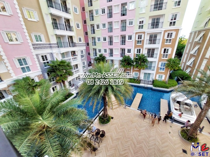 ขายคอนโด วิวสระว่ายน้ำ ย่าน พัทยา นาจอมเทียน เขาพระตำหนัก บางละมุง สัตหีบ : เซเว่นซีส์โค้ดดิอะซูร์ Seven Seas Cote D'Azur : 32.29 ตร.เมตร