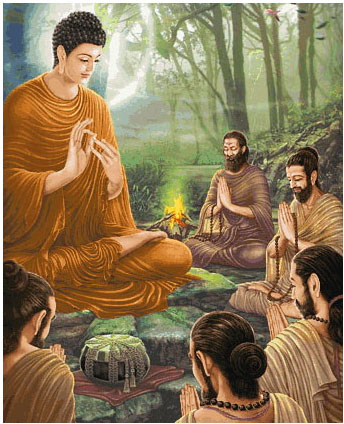 พระพุทธเจ้าแสดงปฐมเทศนา