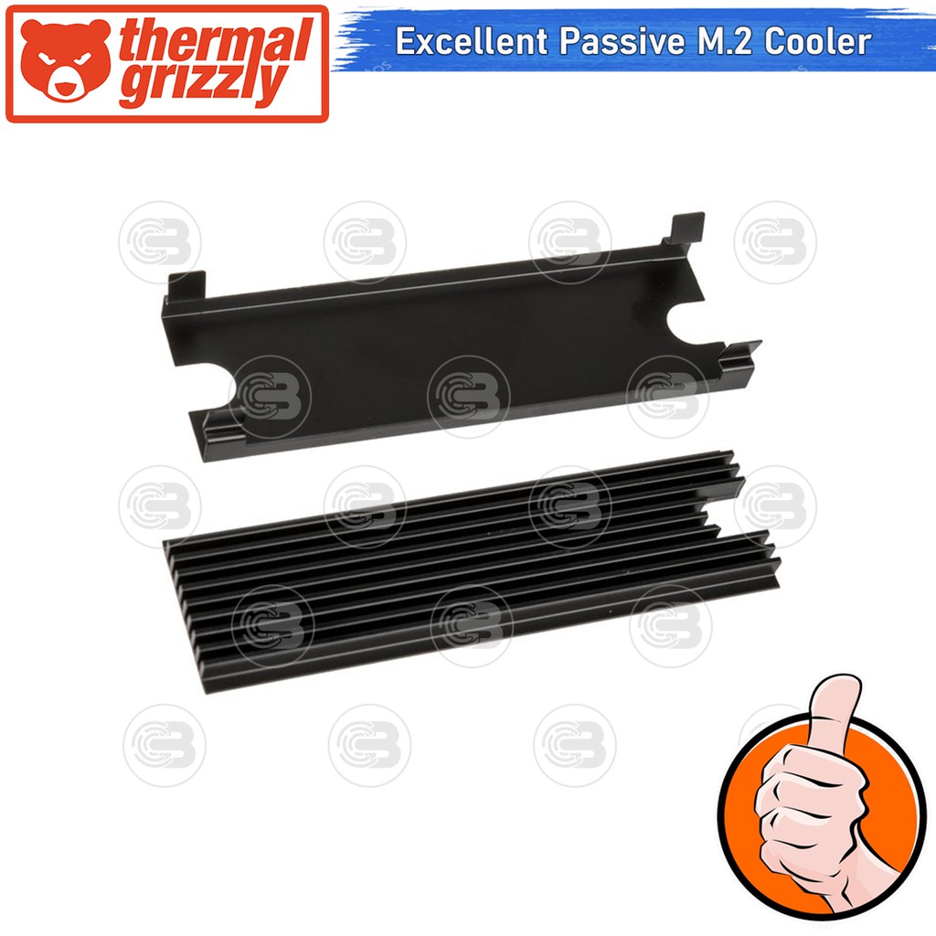 [CoolBlasterThai] Thermal Grizzly M.2 SSD Compact Passive Cooler