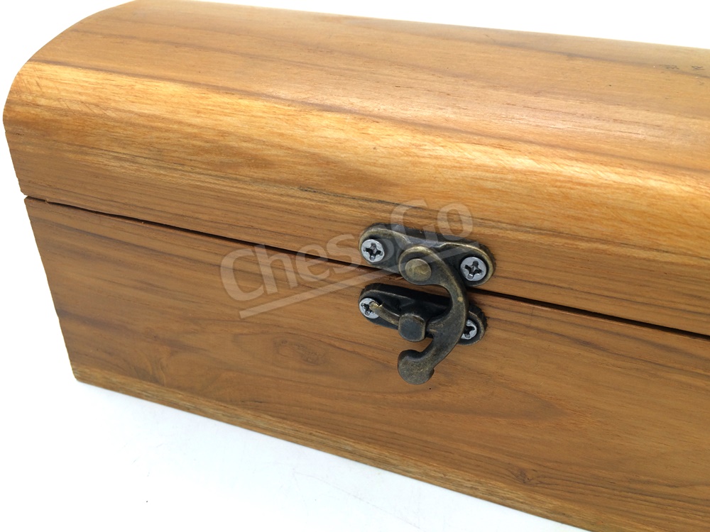 กล่องหมากรุกไม้สัก