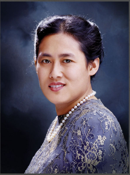 ภาพวาดพระเทพฯ (ใหญ่)