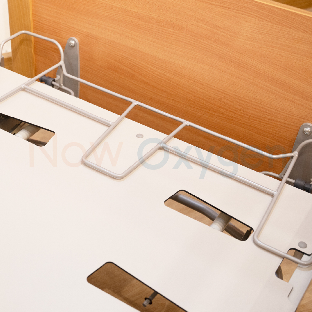 เตียงผู้ป่วยสูงอายุไฟฟ้า ดีไซน์แบบไม้ 7 ฟังก์ชั่น ยี่ห้อ HAELVOET รุ่น Lago Care รับประกันศูนย์ไทย 6 ปี