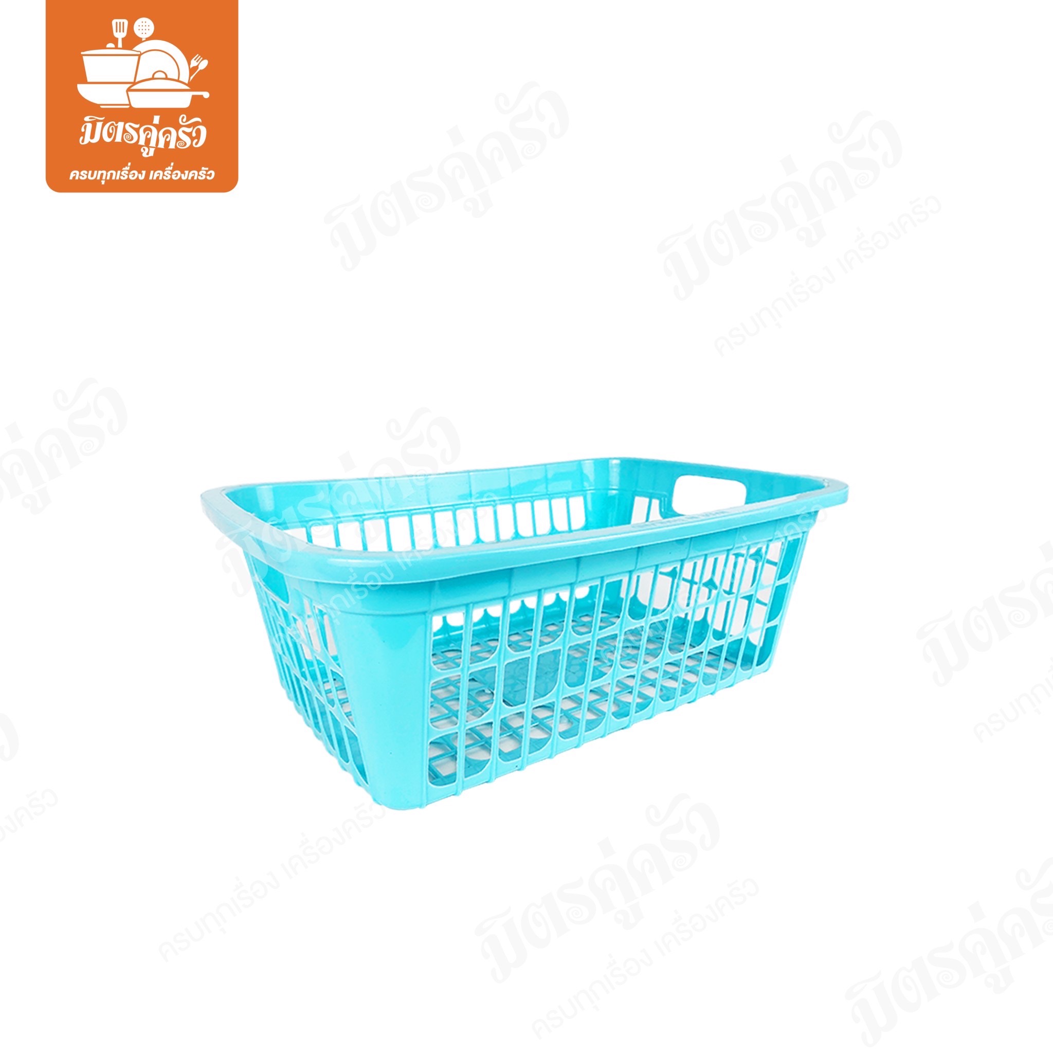 ตะกร้าเหลี่ยมต่ำ (ยูนิคอน)No.K1806 น้ำตาล