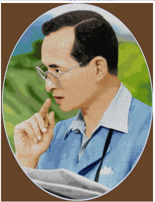 ในหลวง (พระเสโทหยด) วงรี