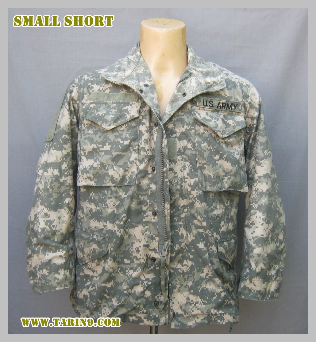 ขายแล้ว เสื้อทหาร M65 ACU digital camo Small Short