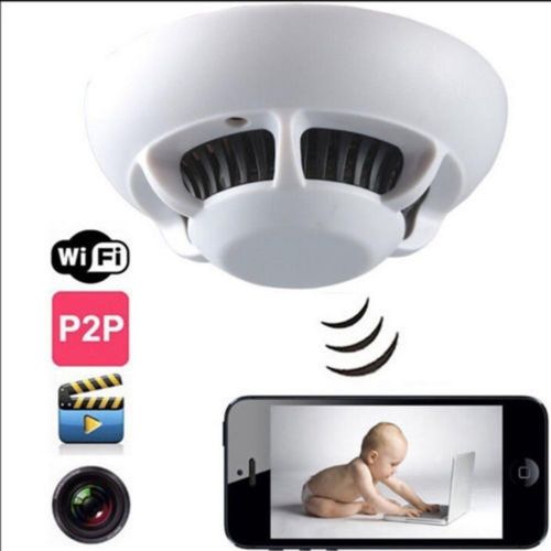 กล้องเครื่องดักควัน WIFI ดูผ่านมือถือ แอบถ่าย จับโจร จับผิดชัดสุดตอนนี้