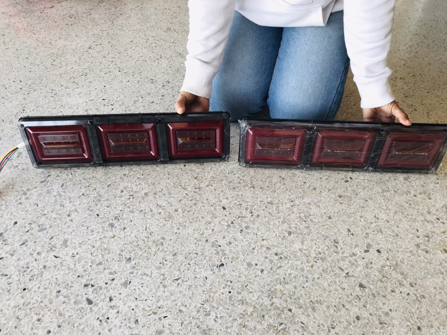 ไฟท้ายรถบรรทุก LED 24 โวลต์ #3007