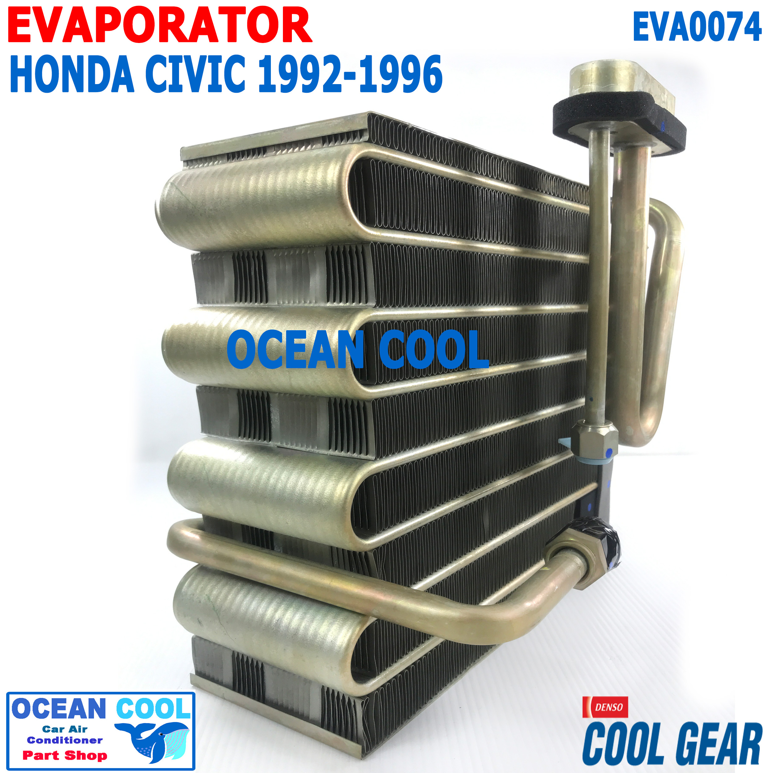 คอยล์เย็น ฮอนด้า ซีวิค ปี 1992 -1996 EVA0074 Cool gear แท้รหัส TG047600-92904W EVAPORATOR for Honda Civic Evap ซีวิก ตู้แอร์ คอยเย็น