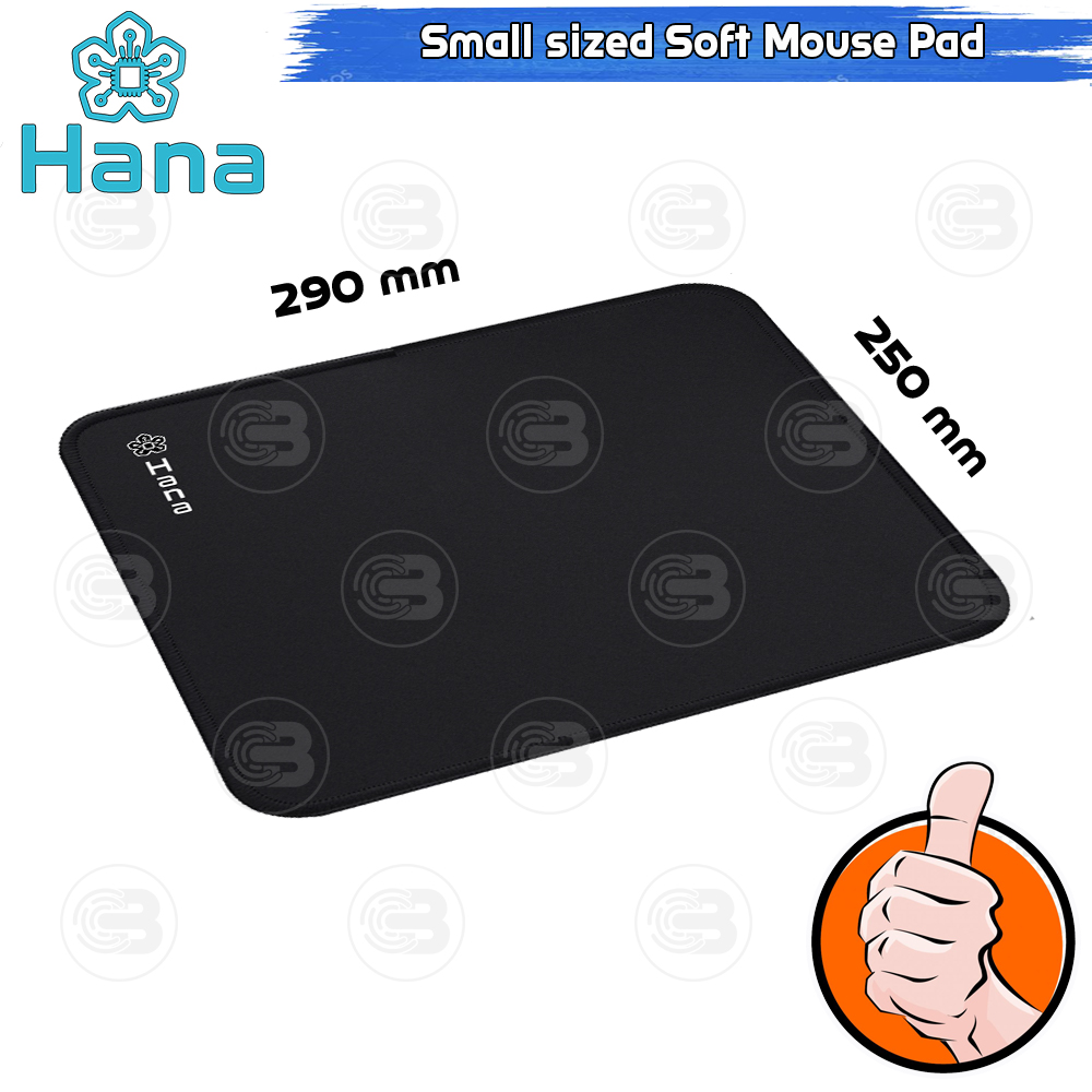 [CoolBlasterThai] Hana All Black Mouse Pad S (290x250mm)