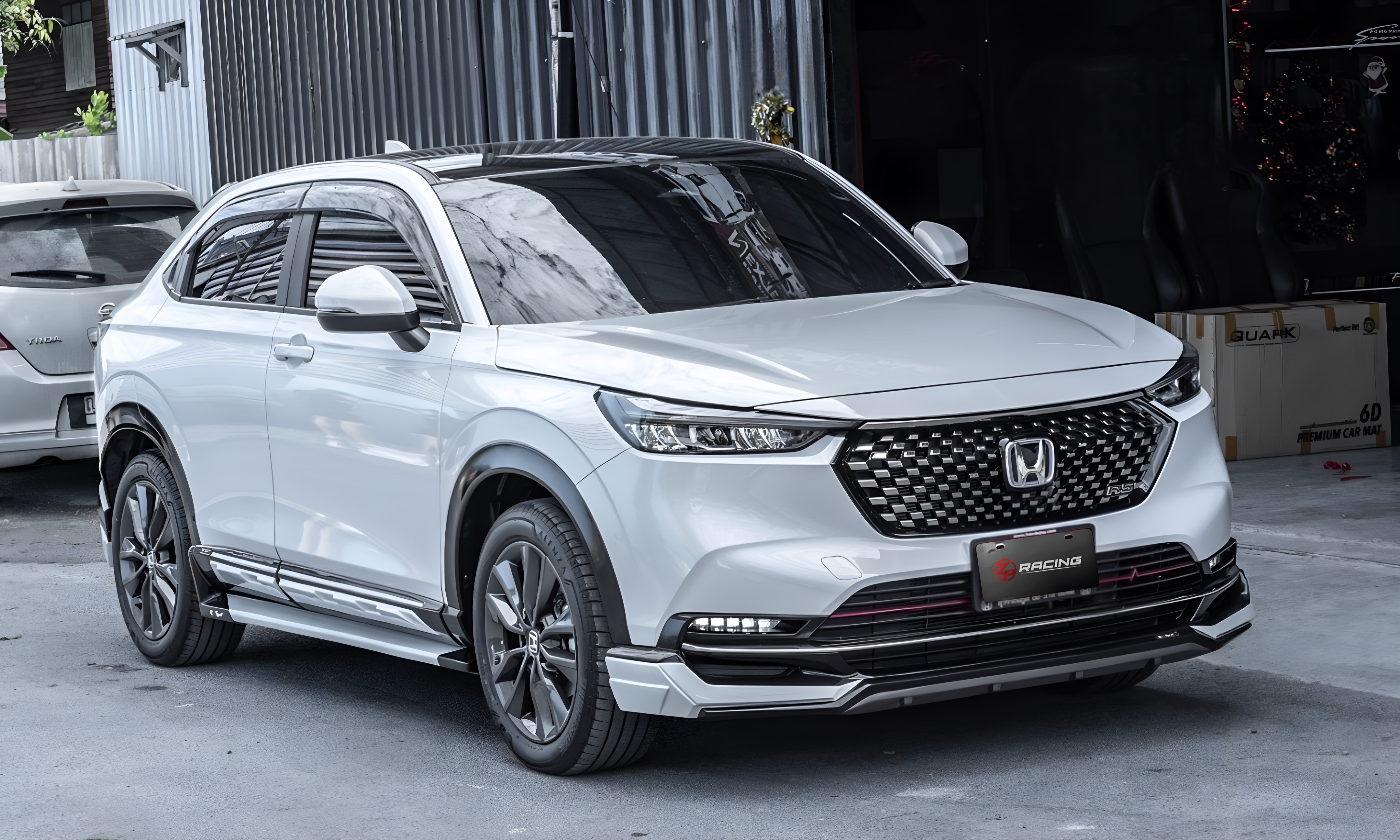 ชุดแต่ง ชุดสเกิร์ต Honda HR-V 2022-2025 รุ่น RS PLUS (สำหรับรถรุ่น RS เท่านั้น)