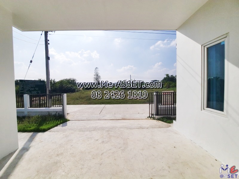 ขายบ้านเดี่ยวสไตล์นอร์ดิก ย่าน เลียบคลองชลประทาน ทุ่งบัว กำแพงแสน นครปฐม : ใกล้มหาวิทยาลัยเกษตรศาสตร์ กำแพงแสน : 1 ชั้น 54.4 ตร.วา