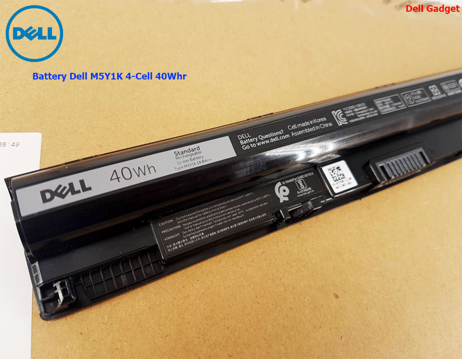 Battery Dell Inspiron 15 รุ่น 5558, 5559, 4-Cell, 40Wh แบตเตอรี่ Dell M5Y1K ของแท้รับประกันศูนย์ Dell Thailand On-site Service