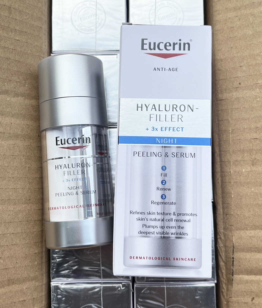 Eucerin Hyaluron - Filler 3x Effect night peeling & serum 30ml.