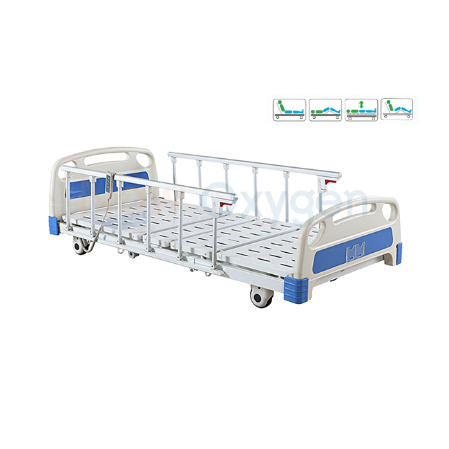 เตียงผู้ป่วยไฟฟ้า 4 ฟังก์ชั่น รุ่นต่ำพิเศษ Super low เพิ่มความสะดวกและความปลอดภัยในการลุกนั่ง รับประกันศูนย์ไทย 6 ปี