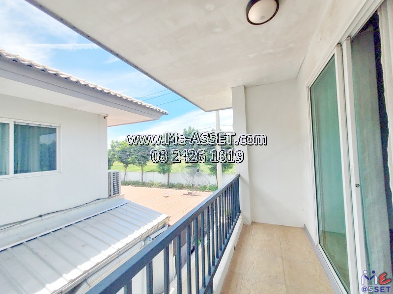 ขายถูกทาวน์โฮม หลังมุมต้นโครงการ ย่าน ซอยวัดท่าเกวียน เลียบคลองพระอุดม คลองบางไผ่ วัดทองสะอาด ลาดหลุมแก้ว : ม.บ้านสวนธนาการ์เด้น : 2 ชั้น 43.4 ตร.วา