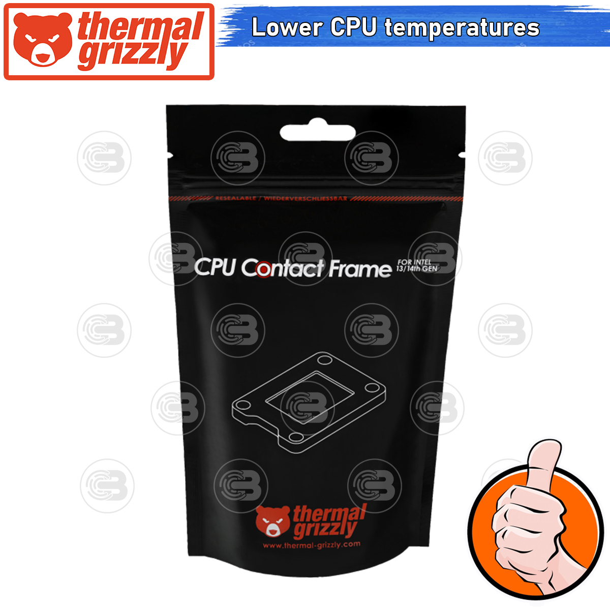 [CoolBlasterThai] Thermal Grizzly Intel LGA1700 13th/14th Generation CPU Contact Frame by der8auer