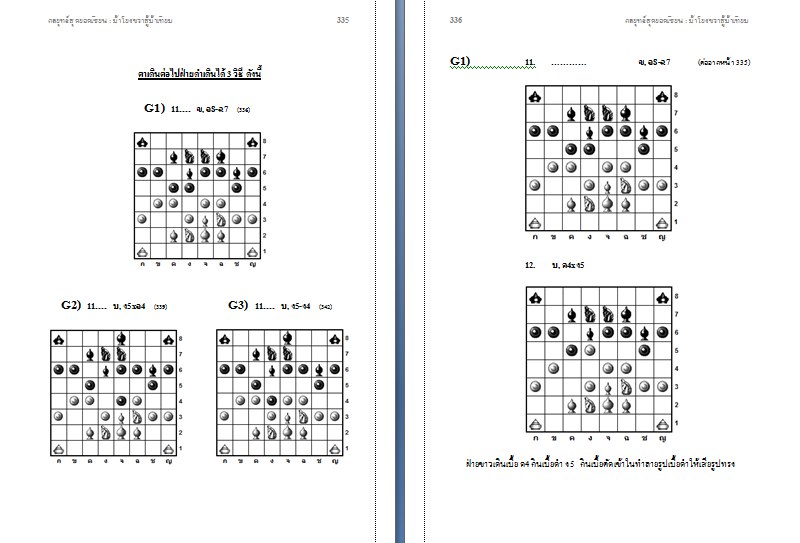หนังสือหมากรุกไทย กลยุทธ์สุดยอดเซียน ฉบับม้าโยงขวาสู้ม้าเทียม