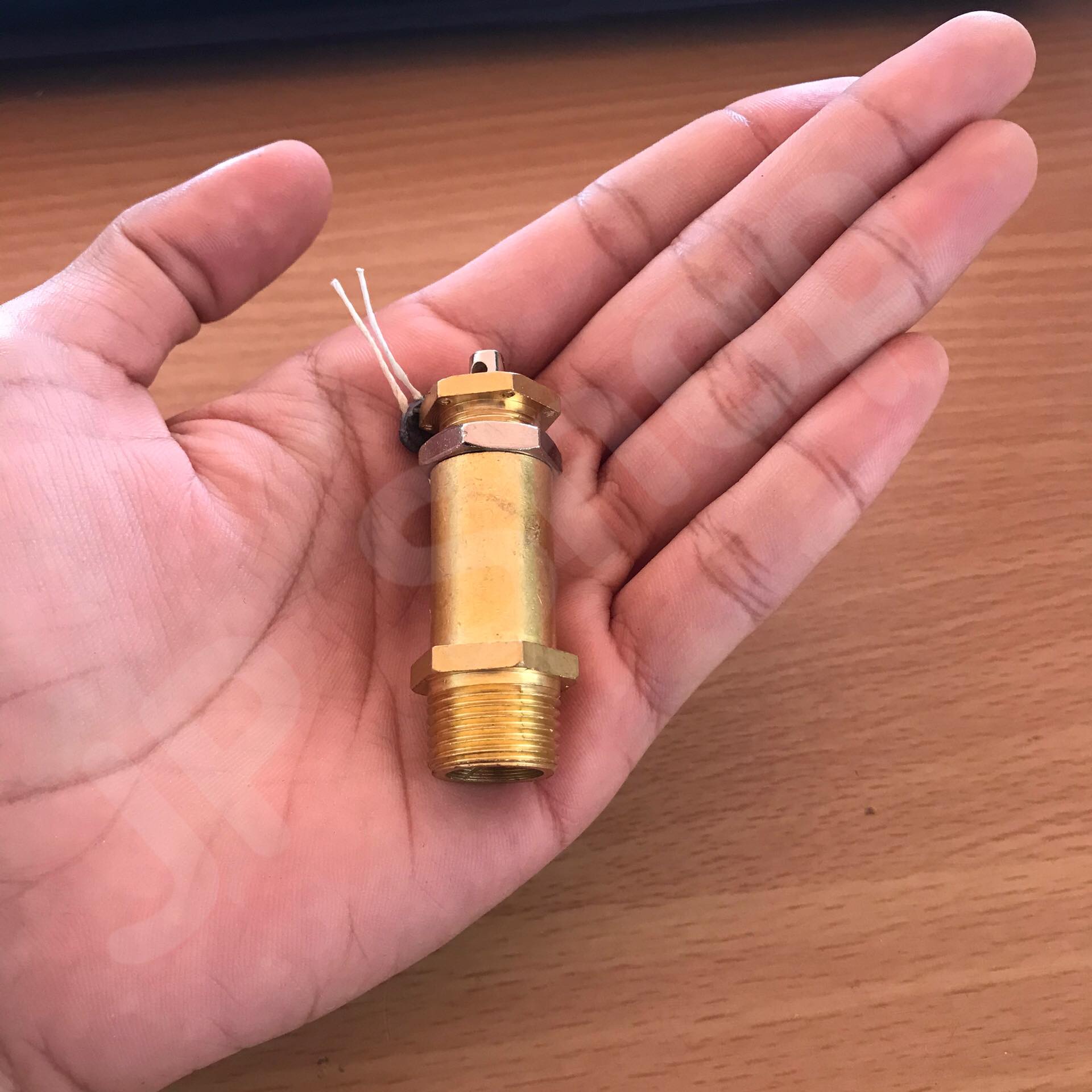 เซฟตี้วาล์ว โปโลลม ปั๊มลม เกลียวนอกNPT 3 หุน BV-3 ทองเหลือง ตัดรอบส่งทุกๆชั่วโมง #1024