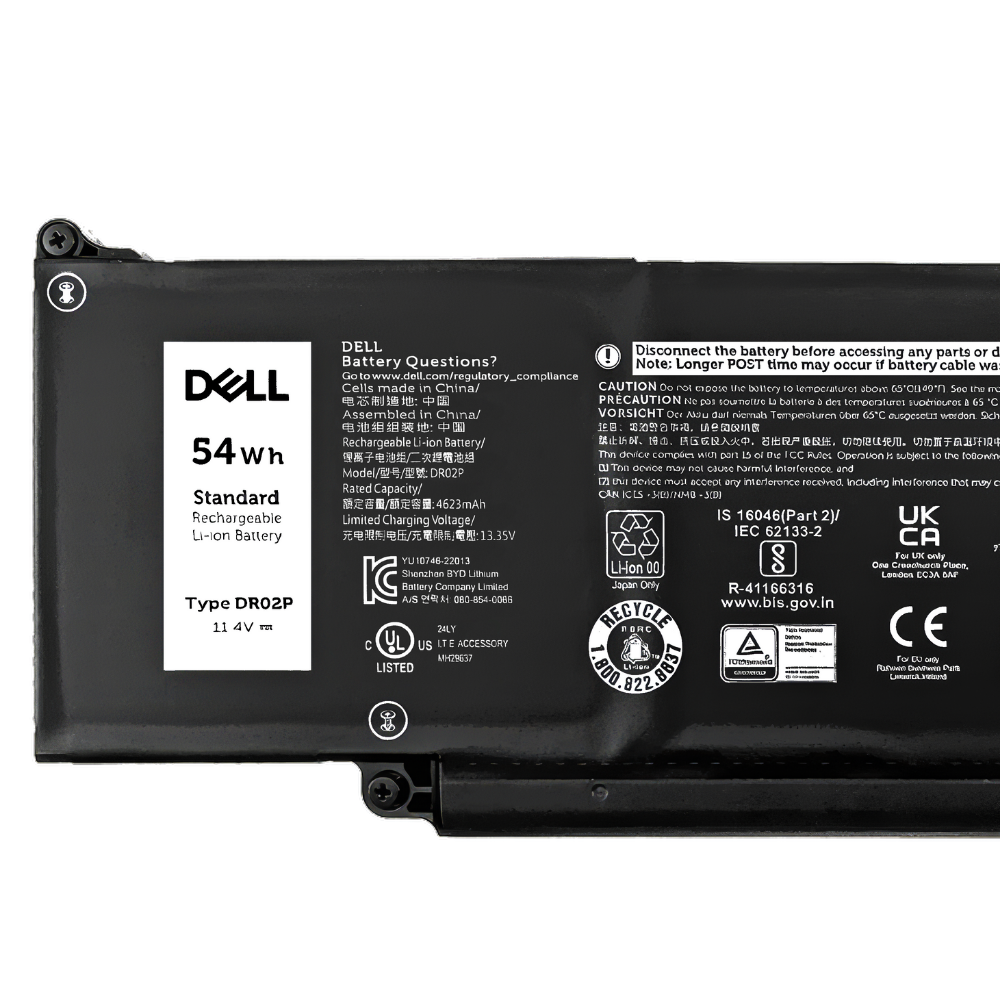 Battery Dell Precision 3490, 3590, 3-Cell 54Wh, แบตเตอรี่ Dell DR02P ของแท้รับประกันศูนย์ Dell Thailand ราคาไม่แพง