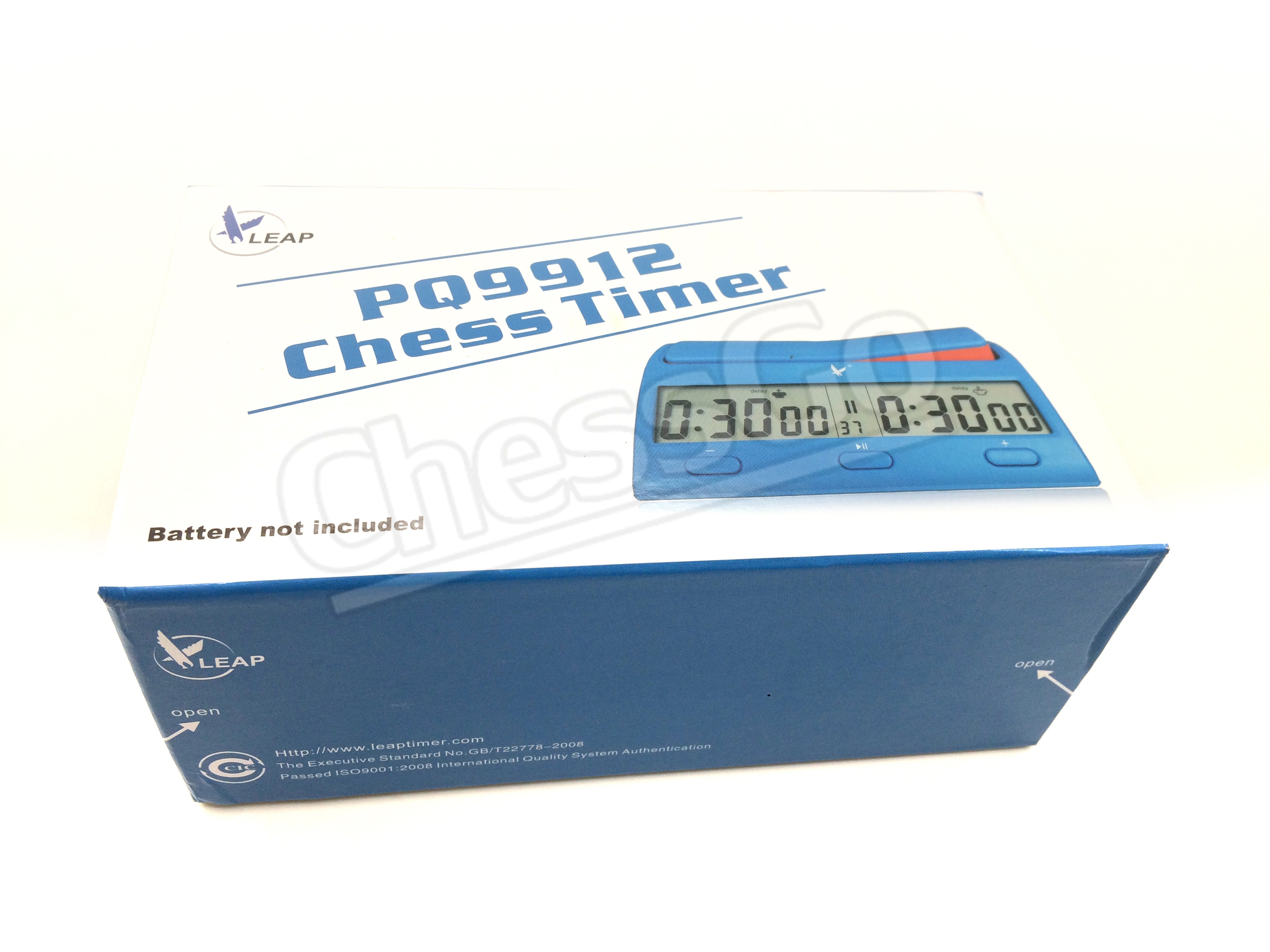 นาฬิกาจับเวลาหมากรุก หมากล้อมแบบดิจิตอล PQ9912 (ฟ้า)