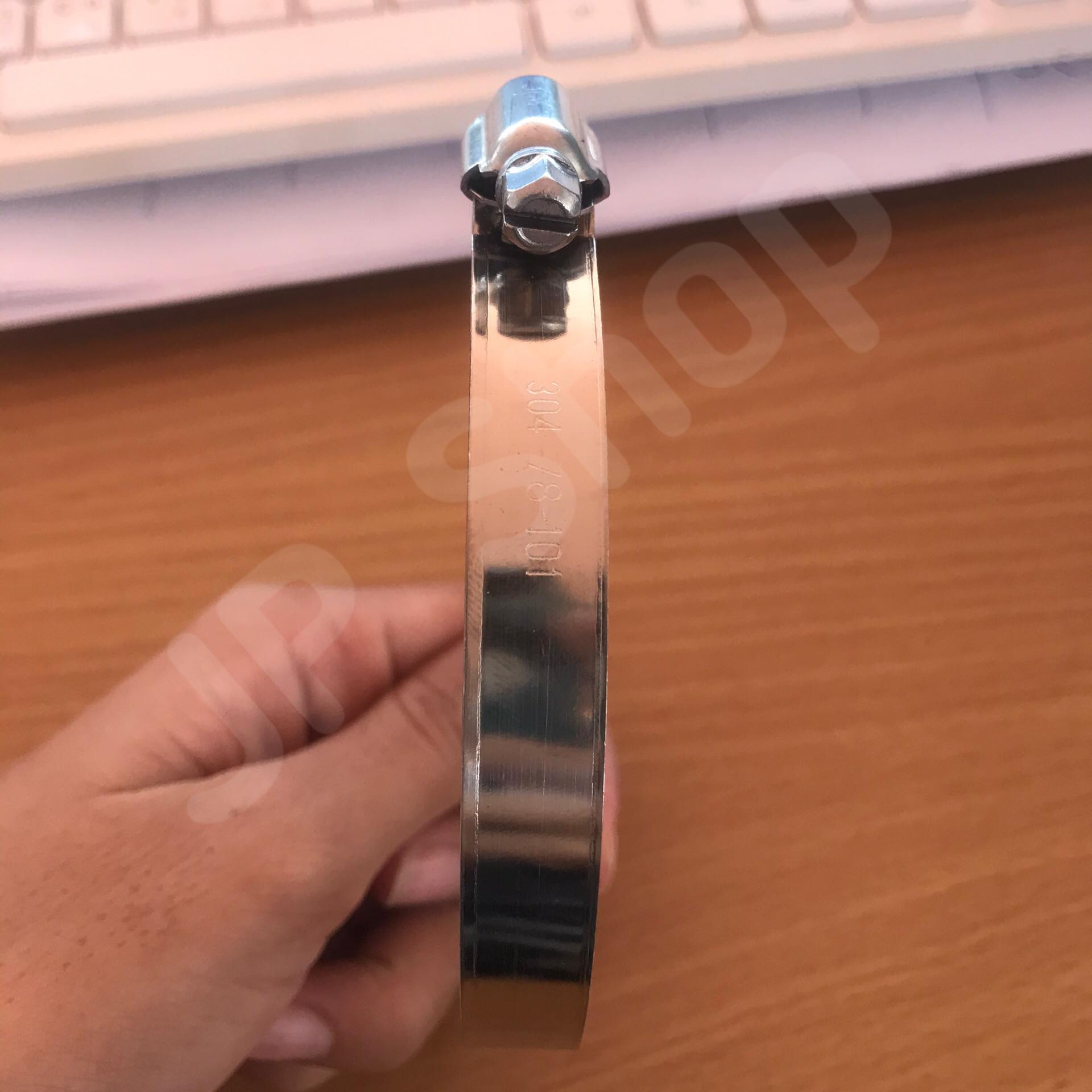 ปลอกรัด 78-101 (12 มม.) แคลมป์รัดท่อสแตนเลส 304 #78101