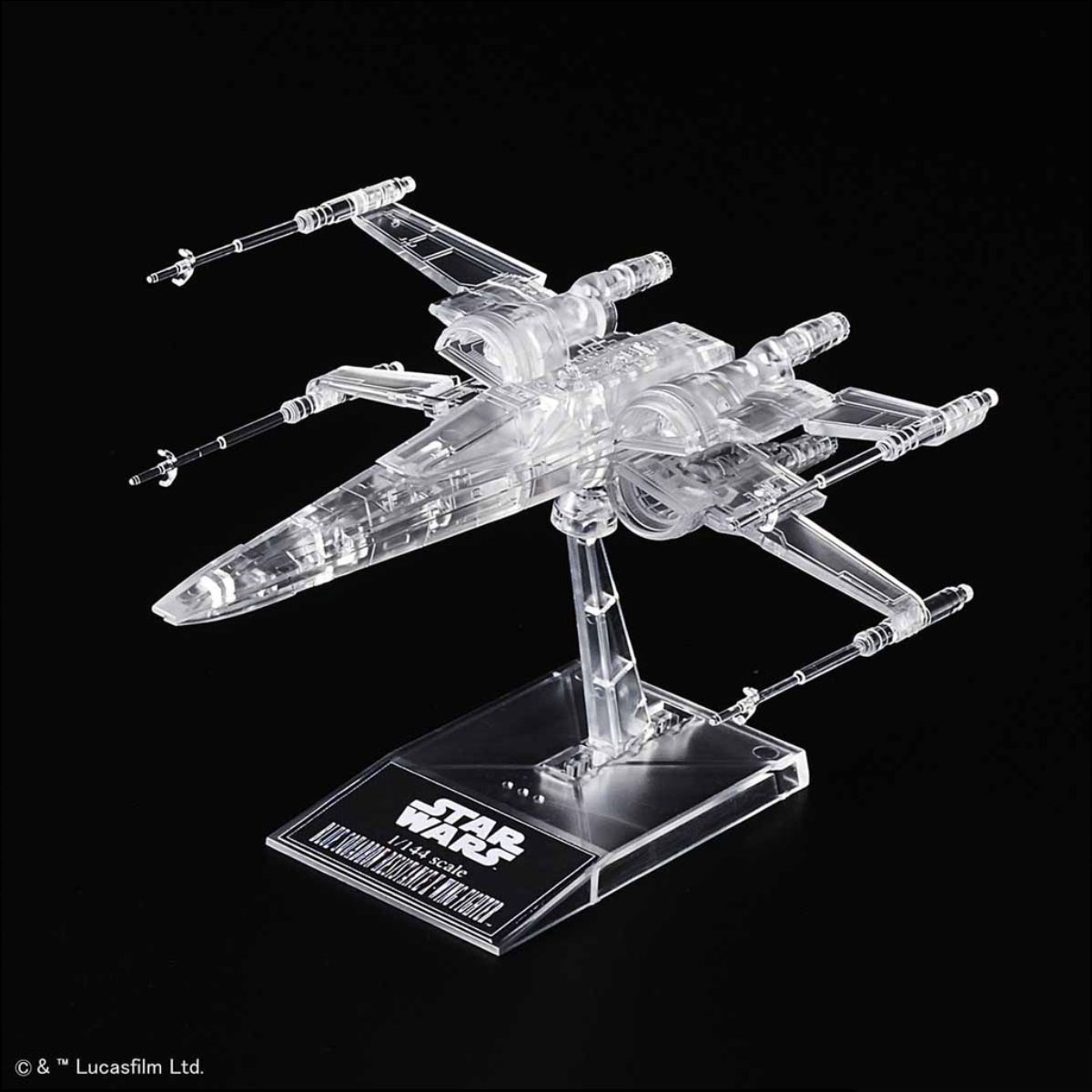 1/144 & 1/350 & 1/540 The Last Jedi Clear Vehicle Set BANDAI - Star Wars