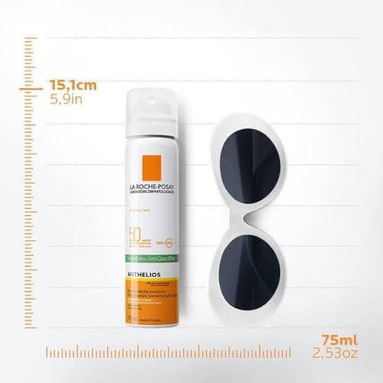สเปรย์กันแดด La Roche-Posay Anthelios Invisible Fresh Mist Anti-Shine SPF50 ขนาด 75ml. (1ขวด)