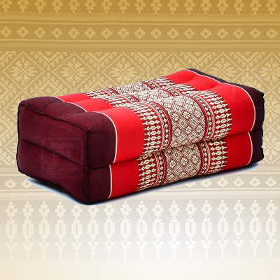 หมอนหนุน ขิดมาตรฐาน ของรับไหว้ ,The original Khit Rectangle health Pillow Thai Bolster Lumber 33x15x10 cm